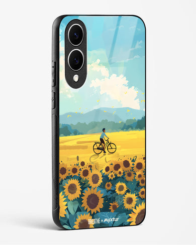Sunflower Trails [BREATHE] Glass Case Phone Cover (Samsung)