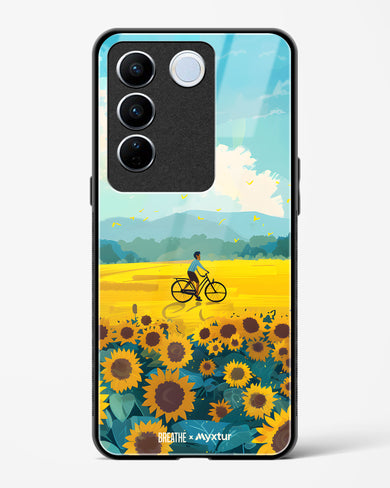 Sunflower Trails [BREATHE] Glass Case Phone Cover (Vivo)