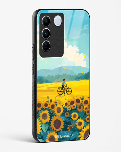 Sunflower Trails [BREATHE] Glass Case Phone Cover (Vivo)