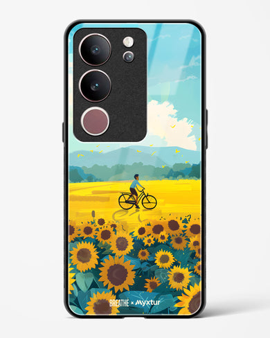Sunflower Trails [BREATHE] Glass Case Phone Cover (Vivo)