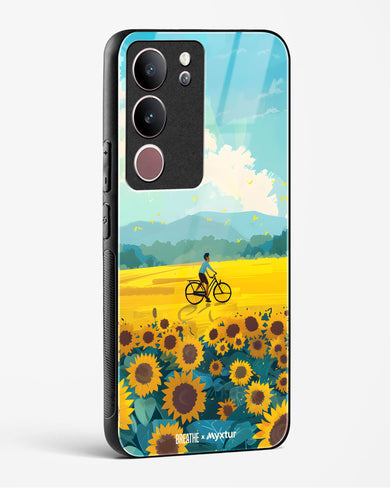 Sunflower Trails [BREATHE] Glass Case Phone Cover (Vivo)