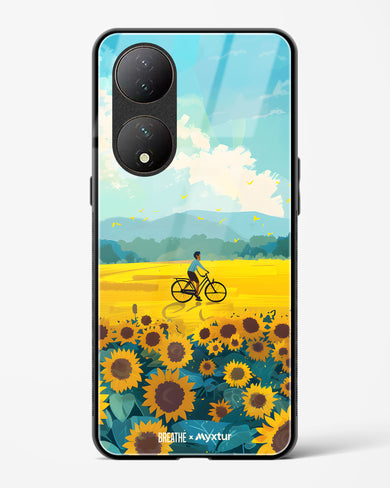 Sunflower Trails [BREATHE] Glass Case Phone Cover (Vivo)