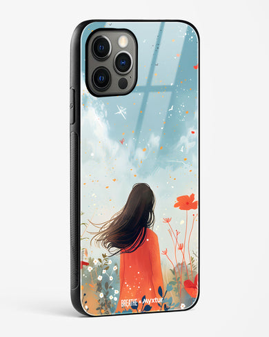 Sparkling Meadow [BREATHE] Glass Case Phone Cover (Apple)