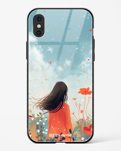 Sparkling Meadow [BREATHE] Glass Case Phone Cover (Apple)