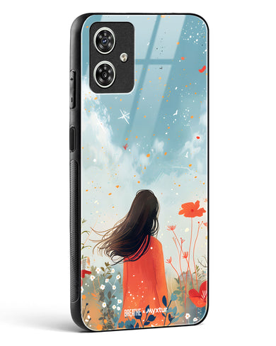 Sparkling Meadow [BREATHE] Glass Case Phone Cover (Motorola)