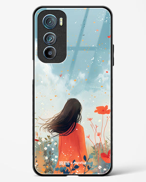 Sparkling Meadow [BREATHE] Glass Case Phone Cover (Motorola)