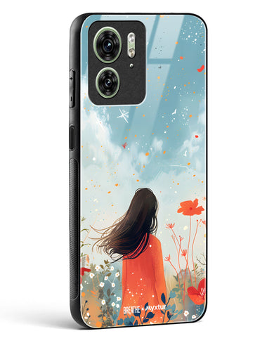 Sparkling Meadow [BREATHE] Glass Case Phone Cover (Motorola)