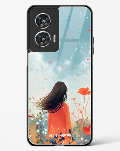 Sparkling Meadow [BREATHE] Glass Case Phone Cover (Motorola)