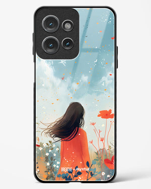 Sparkling Meadow [BREATHE] Glass Case Phone Cover (Motorola)