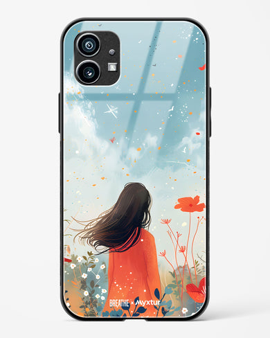 Sparkling Meadow [BREATHE] Glass Case Phone Cover (Nothing)