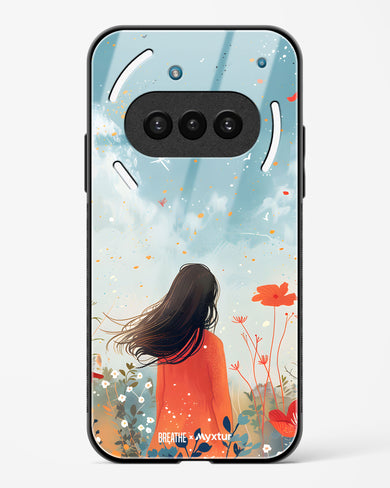 Sparkling Meadow [BREATHE] Glass Case Phone Cover (Nothing)