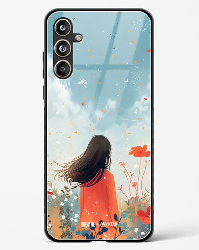 Sparkling Meadow [BREATHE] Glass Case Phone Cover (Samsung)
