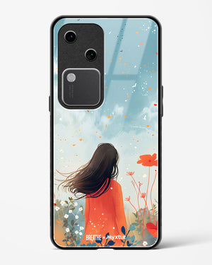 Sparkling Meadow [BREATHE] Glass Case Phone Cover (Vivo)