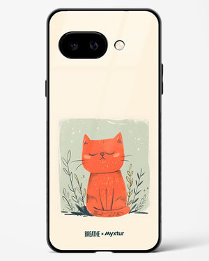 Orange Whiskers [BREATHE] Glass Case Phone Cover (Google)