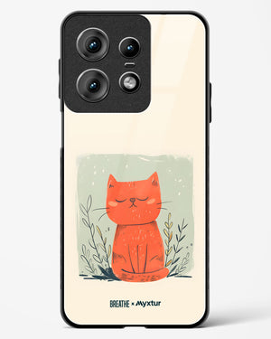 Orange Whiskers [BREATHE] Glass Case Phone Cover (Motorola)