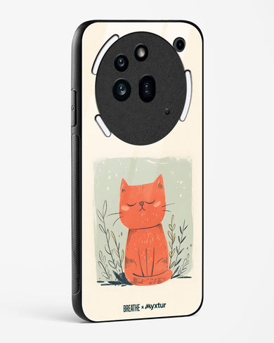 Orange Whiskers [BREATHE] Glass Case Phone Cover (Nothing)