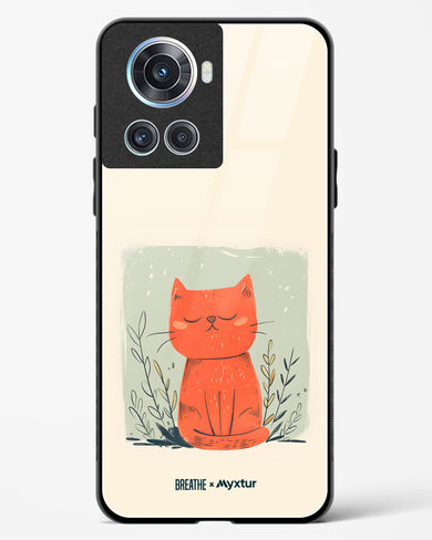 Orange Whiskers [BREATHE] Glass Case Phone Cover (OnePlus)