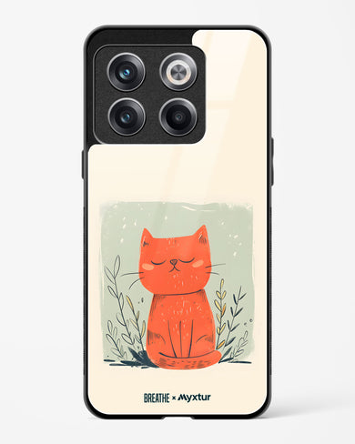 Orange Whiskers [BREATHE] Glass Case Phone Cover (OnePlus)