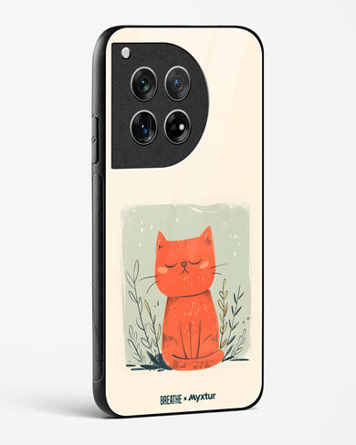 Orange Whiskers [BREATHE] Glass Case Phone Cover (OnePlus)