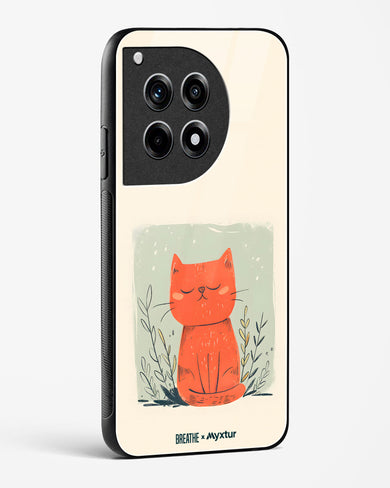 Orange Whiskers [BREATHE] Glass Case Phone Cover (OnePlus)