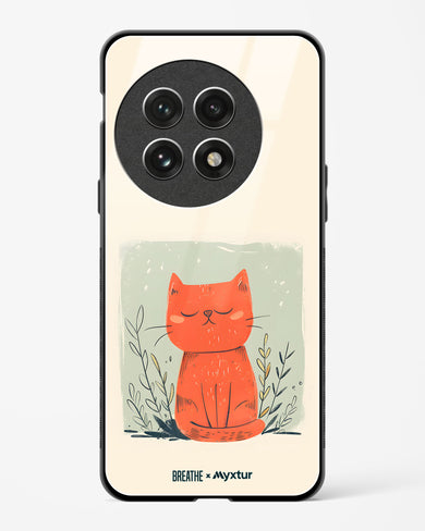 Orange Whiskers [BREATHE] Glass Case Phone Cover (OnePlus)
