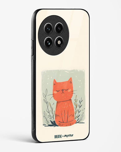 Orange Whiskers [BREATHE] Glass Case Phone Cover (OnePlus)