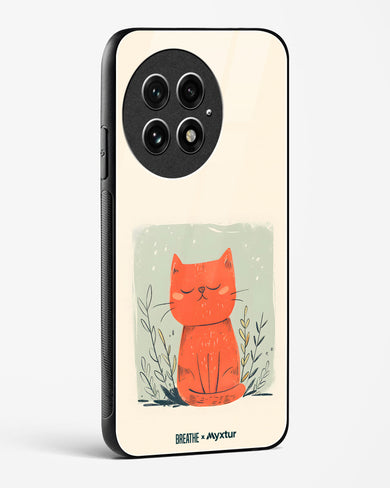 Orange Whiskers [BREATHE] Glass Case Phone Cover (OnePlus)