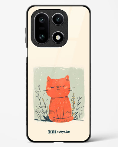 Orange Whiskers [BREATHE] Glass Case Phone Cover (OnePlus)