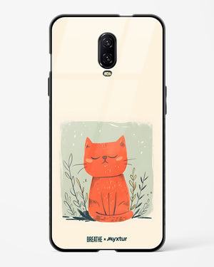 Orange Whiskers [BREATHE] Glass Case Phone Cover (OnePlus)