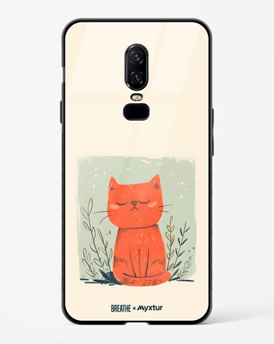 Orange Whiskers [BREATHE] Glass Case Phone Cover (OnePlus)