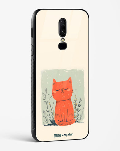 Orange Whiskers [BREATHE] Glass Case Phone Cover (OnePlus)