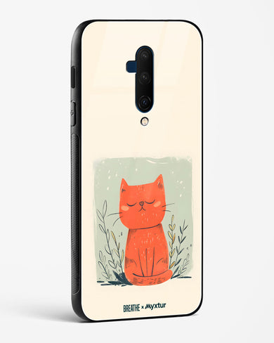 Orange Whiskers [BREATHE] Glass Case Phone Cover (OnePlus)