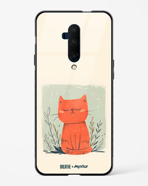 Orange Whiskers [BREATHE] Glass Case Phone Cover (OnePlus)