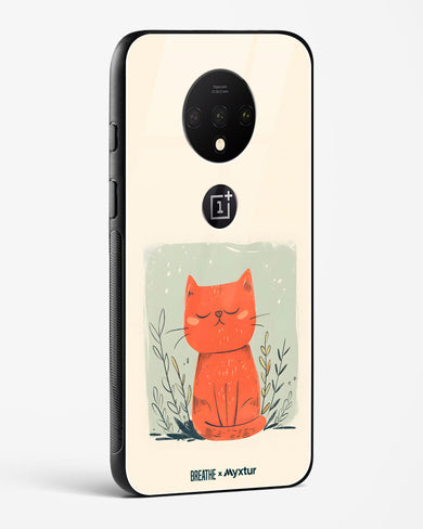 Orange Whiskers [BREATHE] Glass Case Phone Cover (OnePlus)