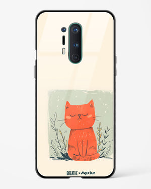 Orange Whiskers [BREATHE] Glass Case Phone Cover (OnePlus)