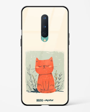 Orange Whiskers [BREATHE] Glass Case Phone Cover (OnePlus)