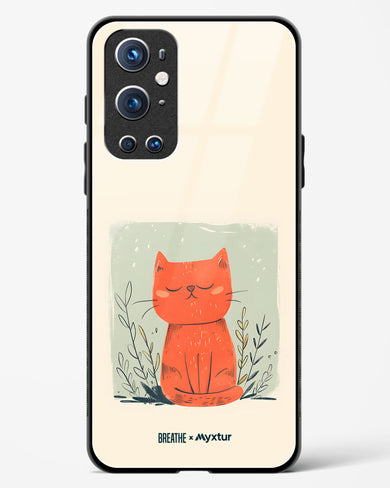 Orange Whiskers [BREATHE] Glass Case Phone Cover (OnePlus)