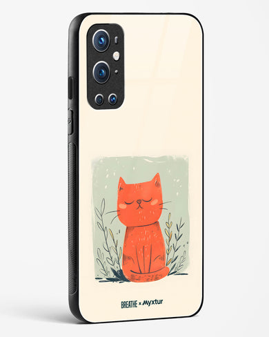 Orange Whiskers [BREATHE] Glass Case Phone Cover (OnePlus)