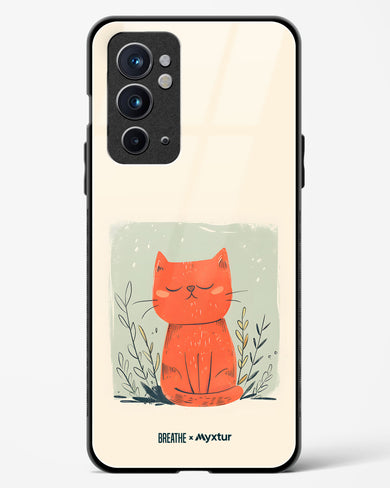 Orange Whiskers [BREATHE] Glass Case Phone Cover (OnePlus)