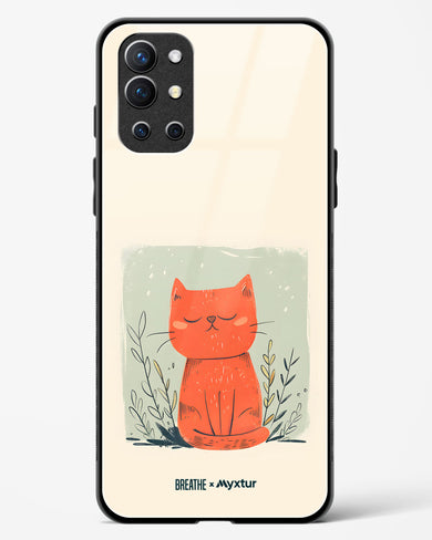 Orange Whiskers [BREATHE] Glass Case Phone Cover (OnePlus)