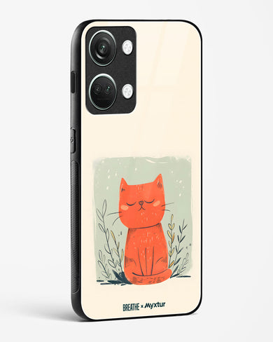 Orange Whiskers [BREATHE] Glass Case Phone Cover (OnePlus)