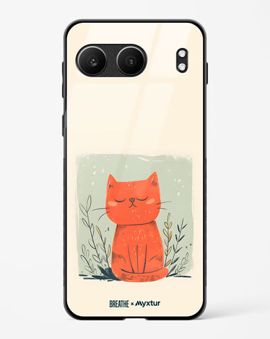 Orange Whiskers [BREATHE] Glass Case Phone Cover (OnePlus)