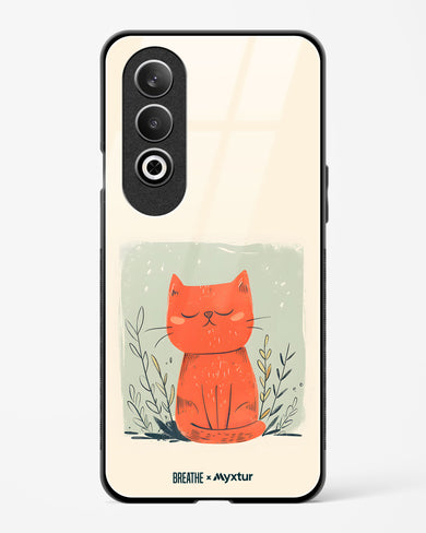 Orange Whiskers [BREATHE] Glass Case Phone Cover (OnePlus)
