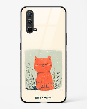 Orange Whiskers [BREATHE] Glass Case Phone Cover (OnePlus)