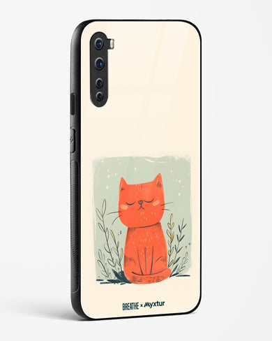Orange Whiskers [BREATHE] Glass Case Phone Cover (OnePlus)