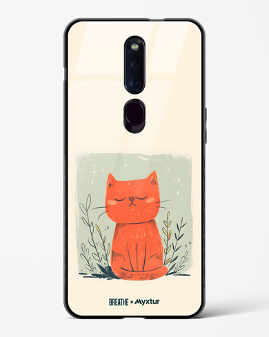 Orange Whiskers [BREATHE] Glass Case Phone Cover (Oppo)