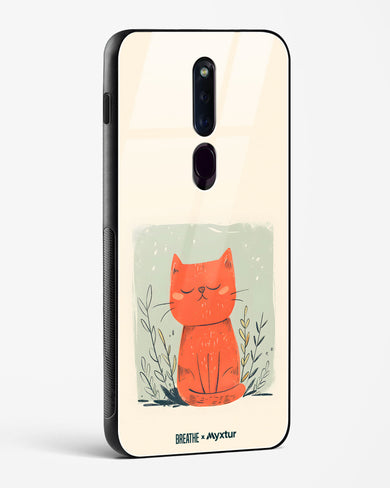 Orange Whiskers [BREATHE] Glass Case Phone Cover (Oppo)