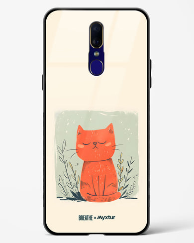 Orange Whiskers [BREATHE] Glass Case Phone Cover (Oppo)