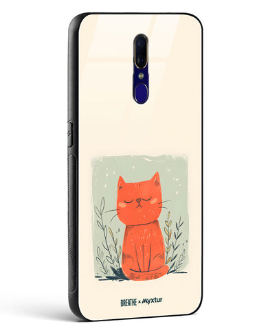 Orange Whiskers [BREATHE] Glass Case Phone Cover (Oppo)