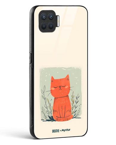 Orange Whiskers [BREATHE] Glass Case Phone Cover (Oppo)